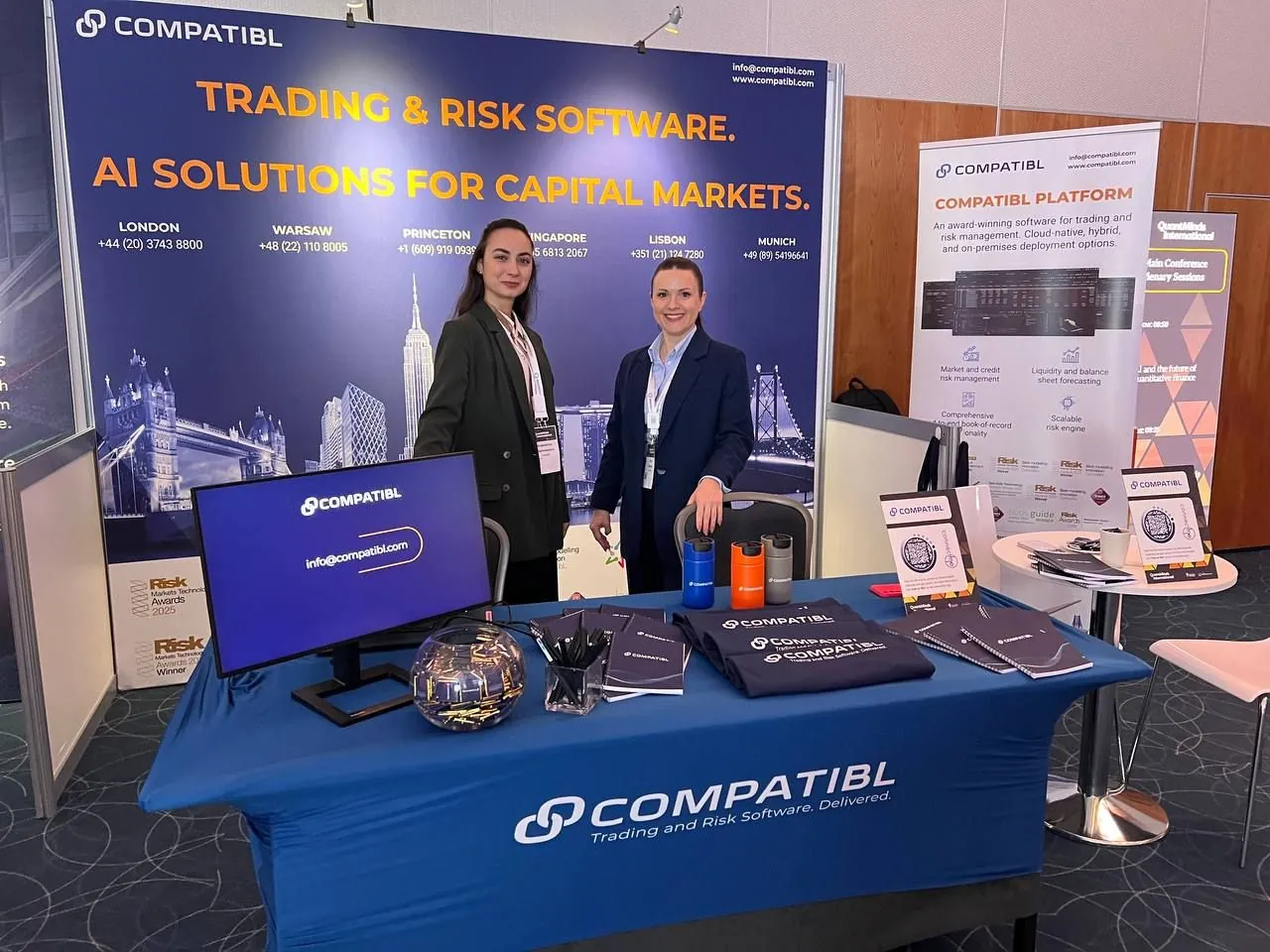 QuantMinds 2025 CompatibL booth